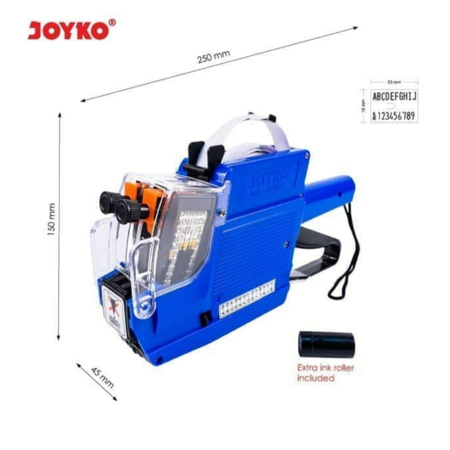 

Alat Mesin Label Harga Joyko MX-6600A 2 Baris / Price Labeller