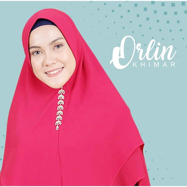 ALZHEA Hijab Instant Premium - ORLIN KHIMAR Sifon Ceruty - Hijab Syar'i Hoddy Plain Sifon Premium