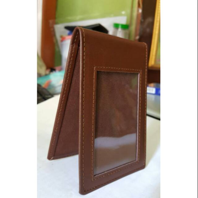 

NAME TAG / ID CARD HOLDER kulit asli