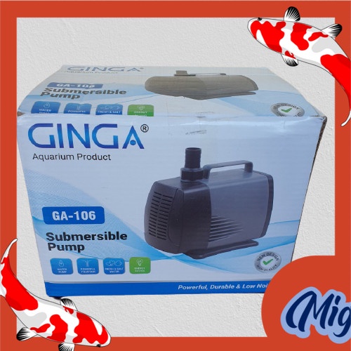 GINGA GA 106 GA106 mesin pompa air aquarium kolam hidroponik
