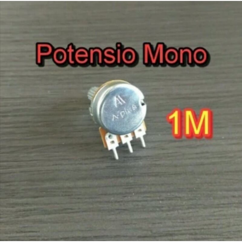Potensio Mono 1M 1 M Potensiometer 1 Mega Ohm
