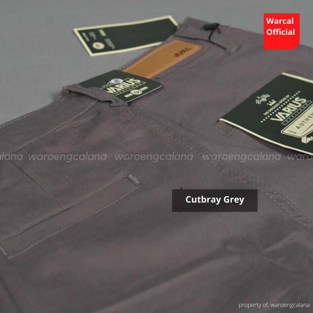 Varius Celana Cutbray Chino Grey