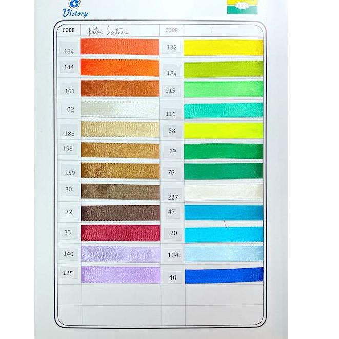 

FLASH SALE Pita Ribbon Satin Taiwan Lebar 1 inch - (2.5 cm)