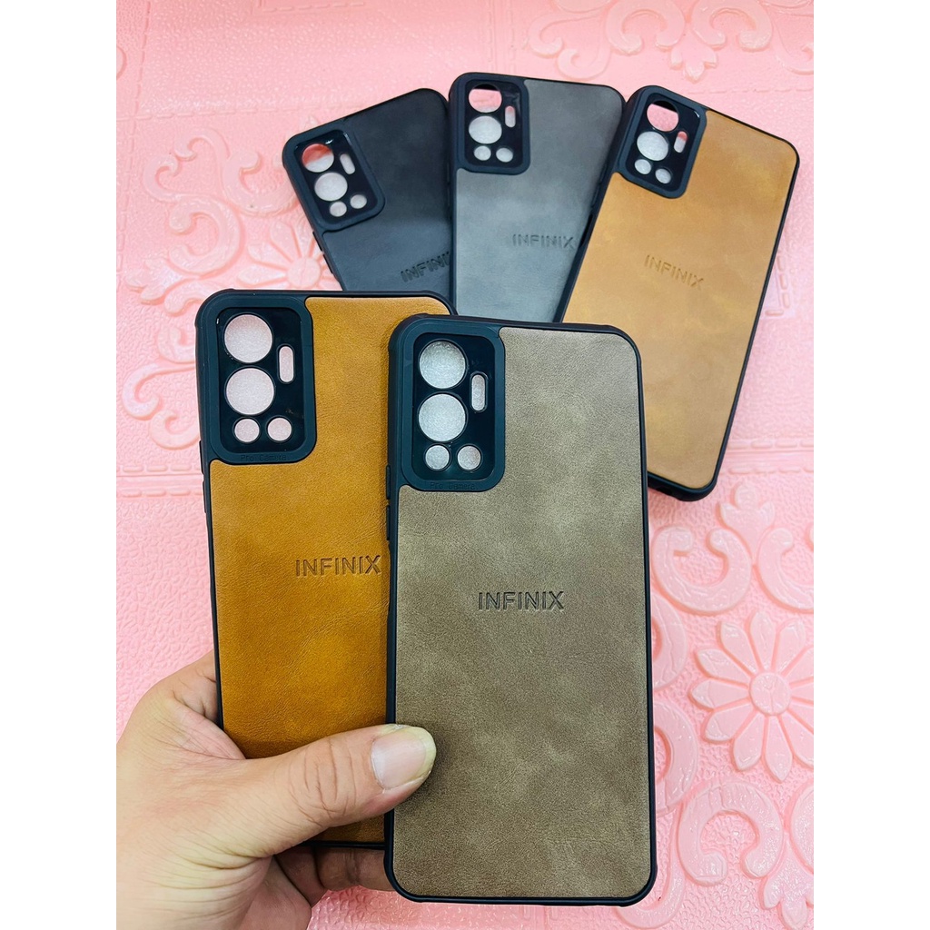 SOFT LEATHER CASE SAMSUNG GALAXY A13 4G / 5G A23 A33 A14 A34 A54  WITH LOGO EMBOSS + PROTECTOR CAMERA