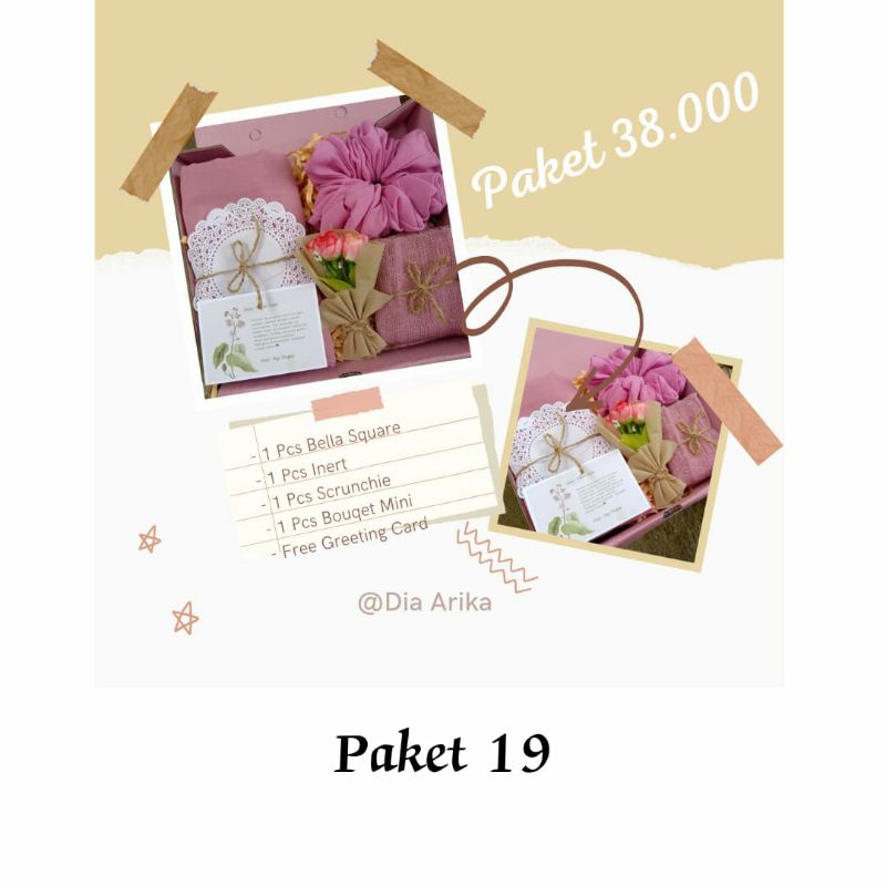 

Paket hampers hijab kado jilbab murah (ISI KOMPLIT)