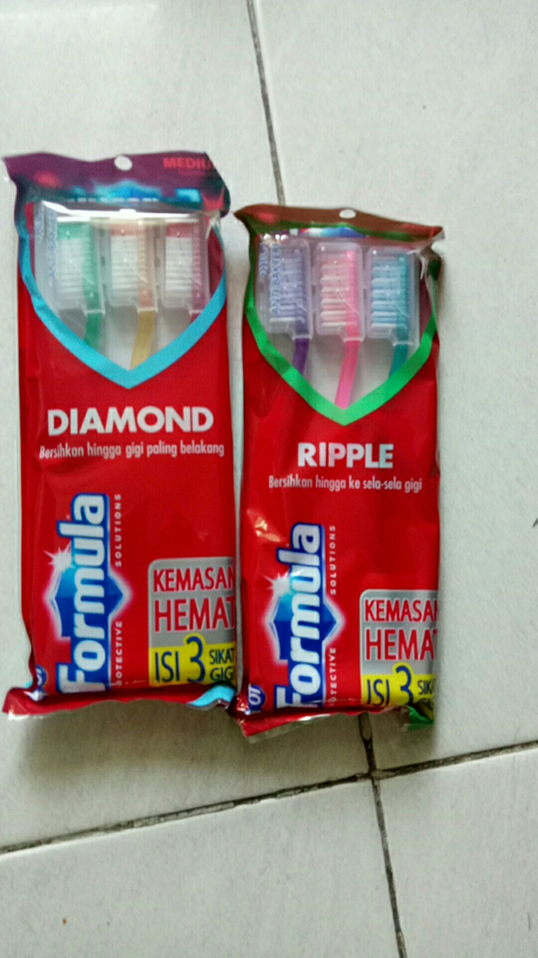 Sikat Gigi Formula Diamond isi 3 pcs Shopee Indonesia Sikat Gigi Formula Diamond isi 3 pcs Shopee Indonesia