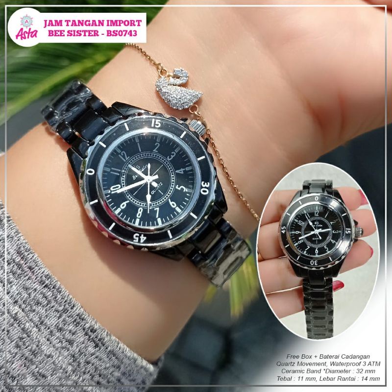 JAM TANGAN IMPORT BEE SISTER/BS0743