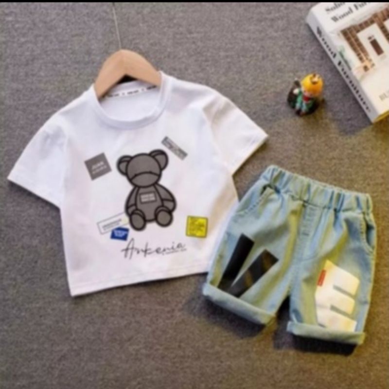 SET BAJU KAOS ANAK TERBARU 1-5 THN