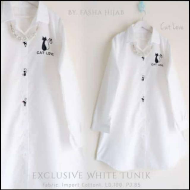 WHITE TUNIK