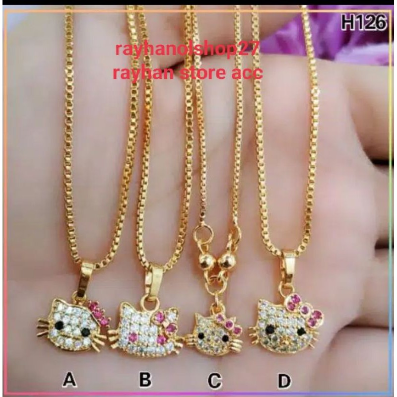 PERHIASAN WANITA XUPING KALUNG HELLO KITTY H126 DEWASA