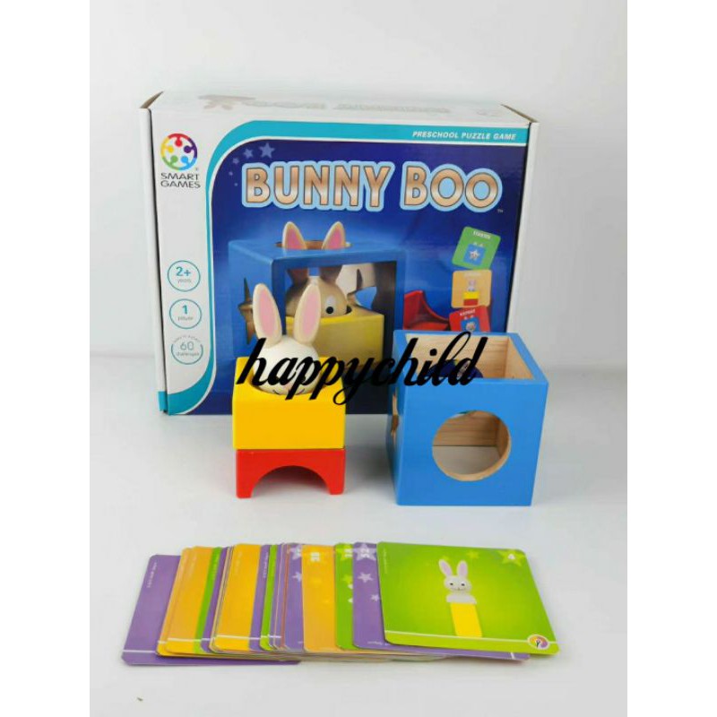 smart games alike bunny boo gift box/preschool puzzle game mainan edukasi/happychild