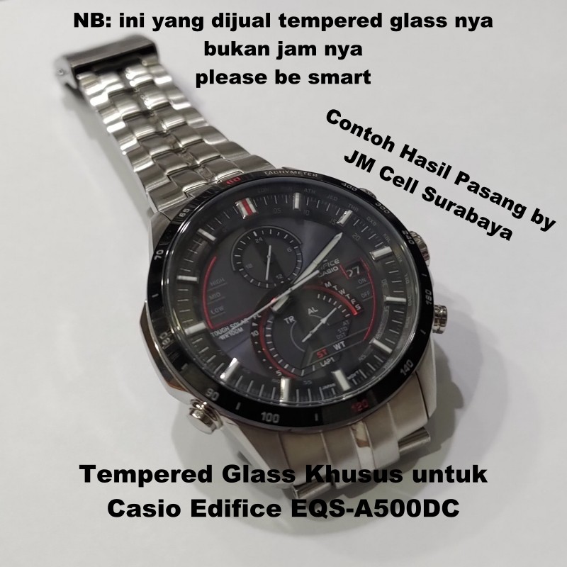 Anti Gores Tempered Glass Untuk Jam Casio Edifice EQS-A500DC Series