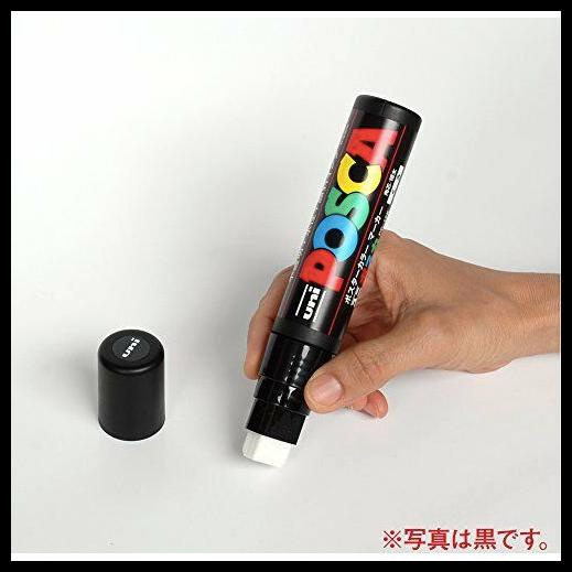 

Atk0764Pc Big 15Mm Putih Pcr-17 Spidol Posca Marker Pen Uni Kaca Glass