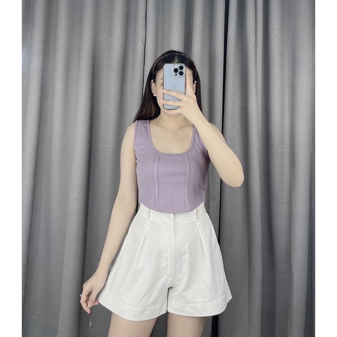 Cozie tanktop rib / tanktop korea