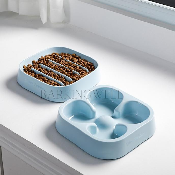 

(BISA COD) Tempat Makan Anjing Kucing Slow Feeder Pet Bowl - Anti Sedak Dog Bowl TERMURAH Kode 667