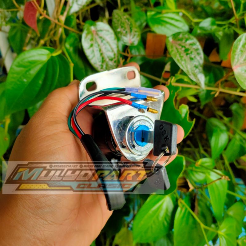 KUNCI KONTAK KABEL 4 CB GL MP TIGER SET PANGKON KONTAK CB KONTAK CB100 CB125 CG