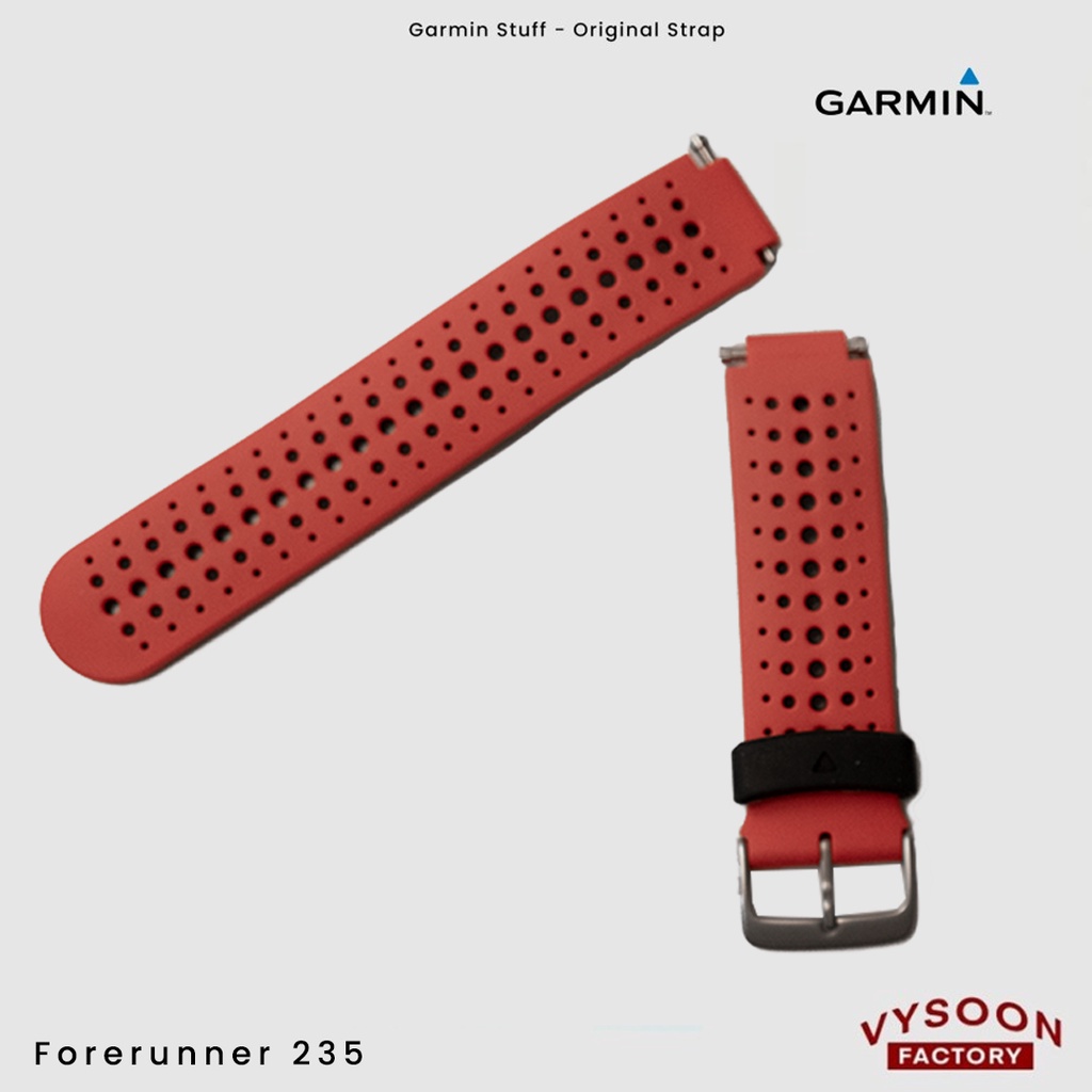 Strap Rubber Tali Jam Smartwatch Garmin Forerunner 235 Original - Red