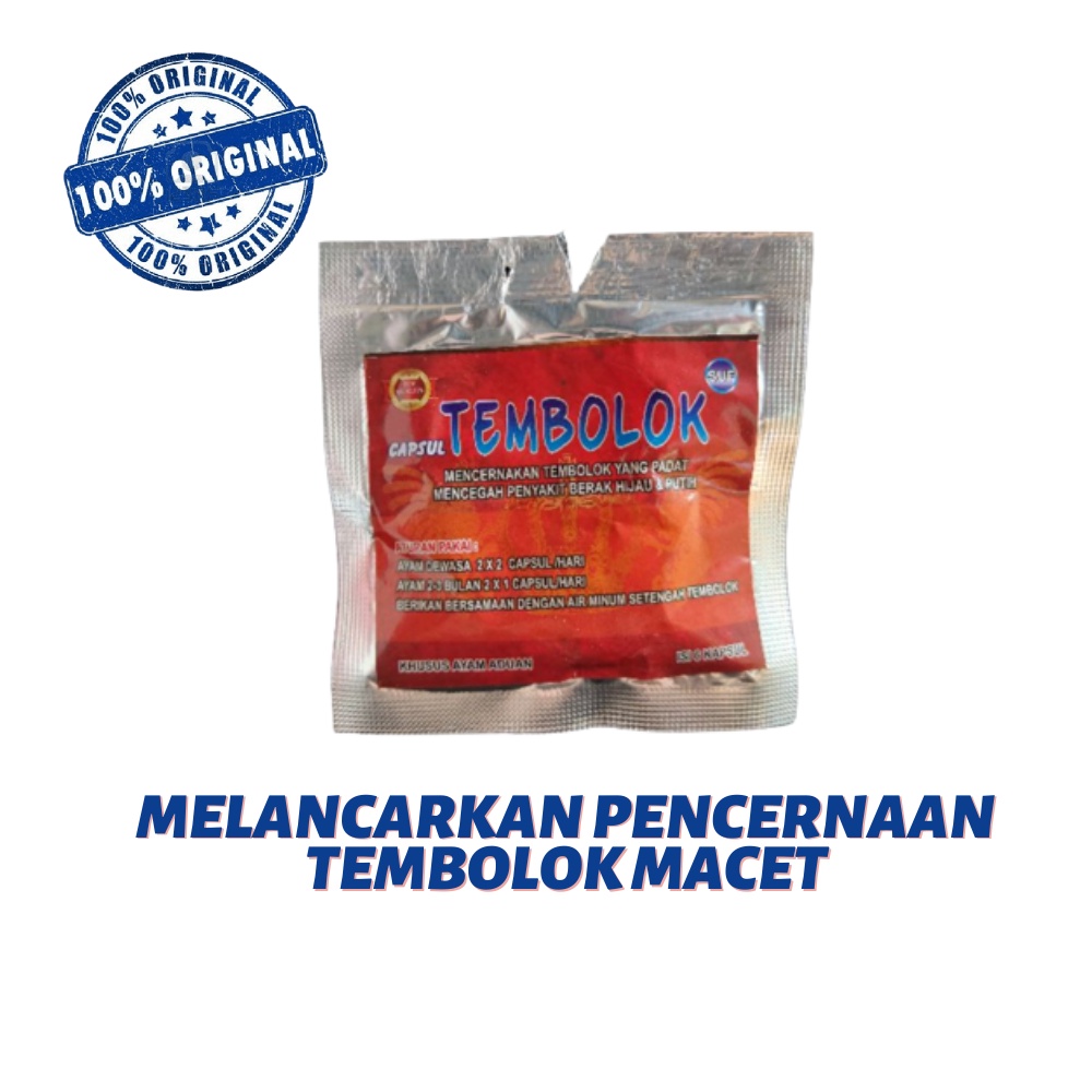 Obat TEMBOLOK ayam kapsul SUF