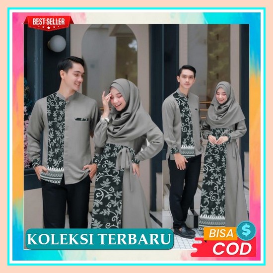 Baju Kopel Keluarga Hawa/Couple Set Familly Hulya/Anak/Ayah/Ibu/Couple Baju Muslim Lebaran/Baju Musl