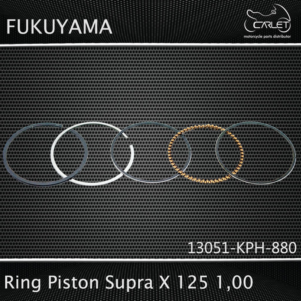 Fukuyama Ring Seher / Ring Piston Karisma / Supra X 125 / FI-1.00