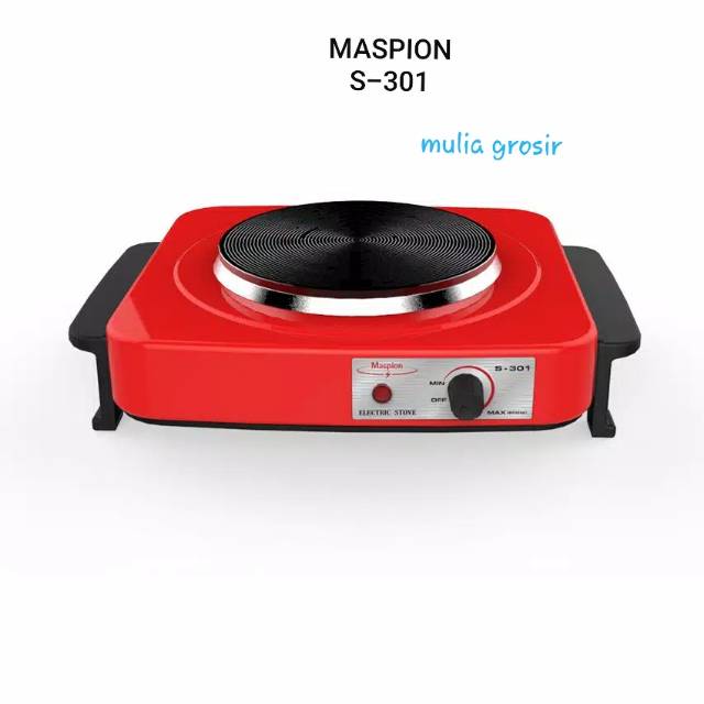 Kompor Listrik Maspion S 301 300watt - 600watt