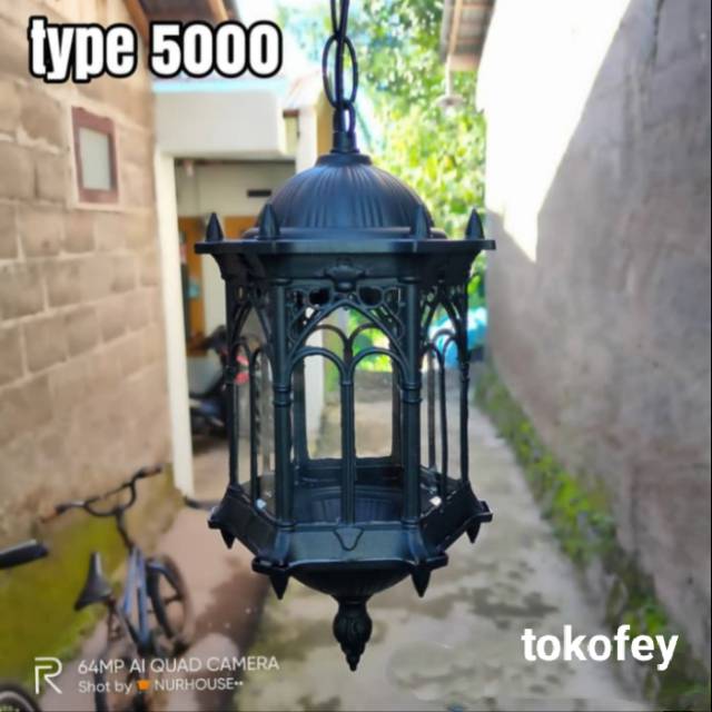 Lampu gantung antik klasik 5000 Lampu gantung teras kuno