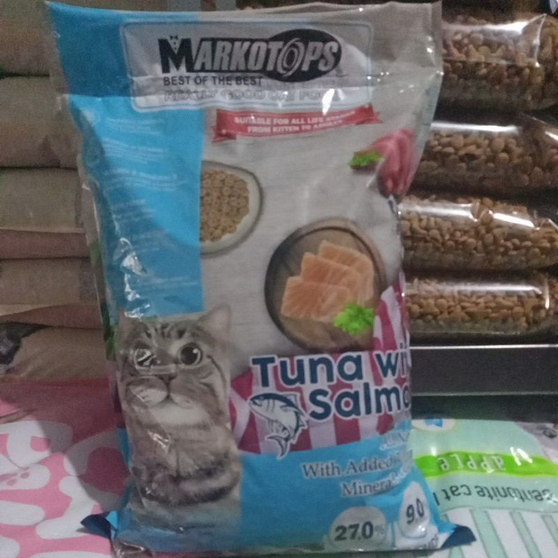 MARKOTOPS all life stage repack 1kg dry food makanan kucing