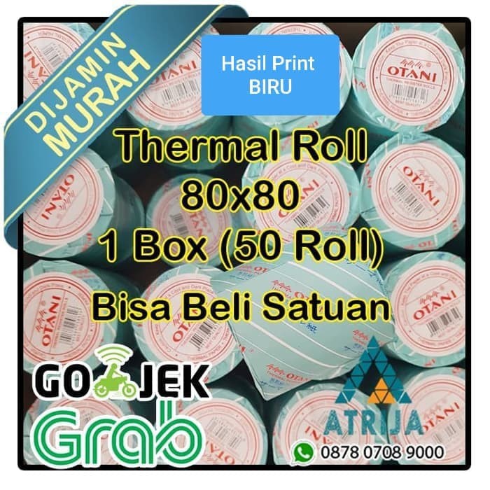

Thermal Paper Roll 80 x 80. Kertas Struk Kasir