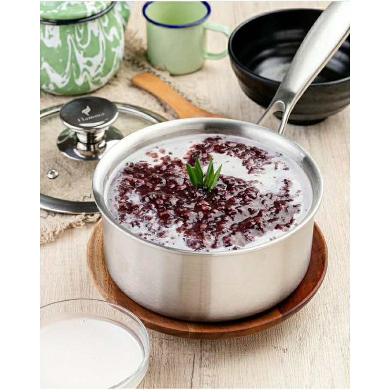 Solide Sauce Pan 18 Fiamma Cookware Stainless Steel Cookware