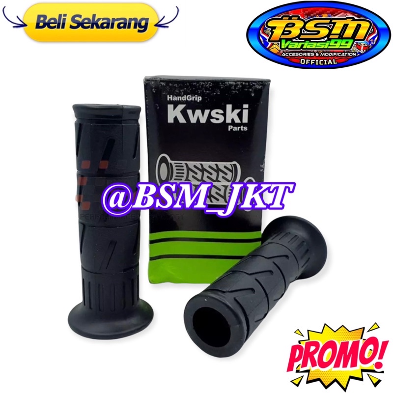 TERMURAH GRIP KAZE GRIP KWSKI SET KIRI KANAN UNIVERSAL COCOK SEMUA MOTOR HANDFAT MOTOR HANDGRIP SARUNG GAS MOTOR MURAH