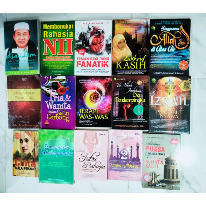 OBRAL BUKU CUCI GUDANG | BUKU AGAMA | MOTIVASI HIDUP | ORIGINAL