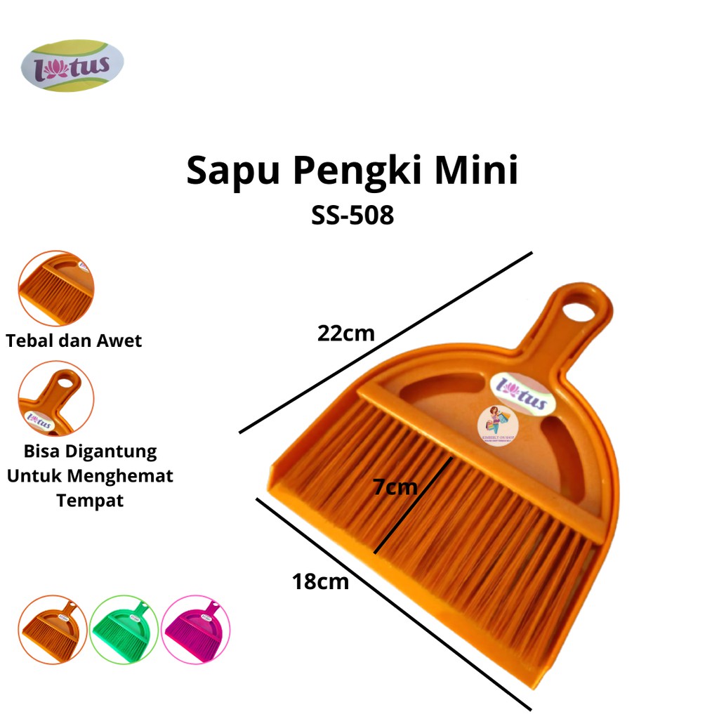 Lotus Sapu Pengki Mini SS-508