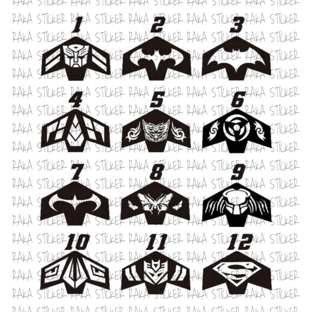 cutting Stiker Stoplamp Vario New/Stiker Stoplamp Vario 125/150 New/Stiker Stopan Vario