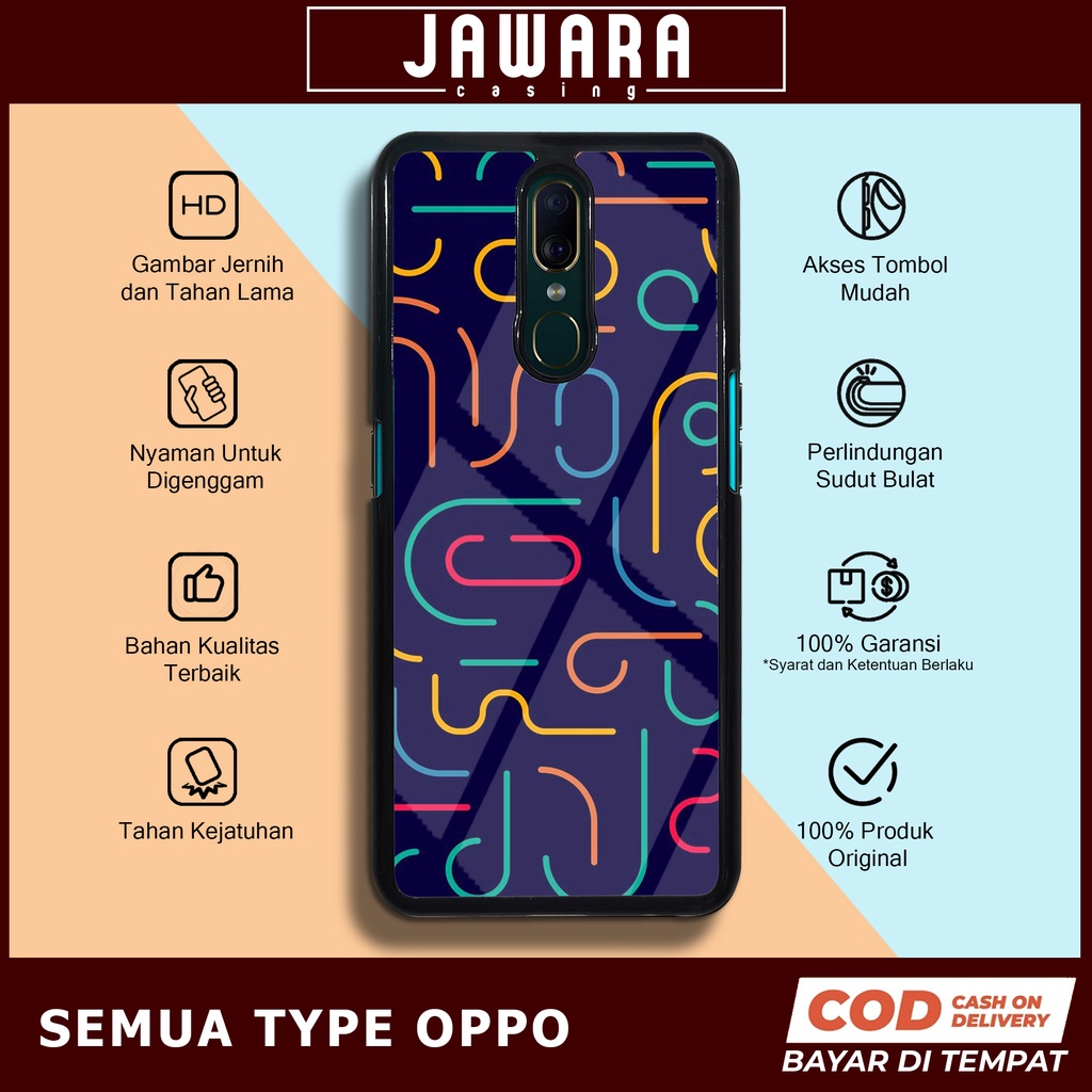 Case Oppo F7 F9 F11 Case Hp Oppo F7 F9 F11 Premium Glossy Jawara Casing [MOZC] Casing Hp Aesthetic K