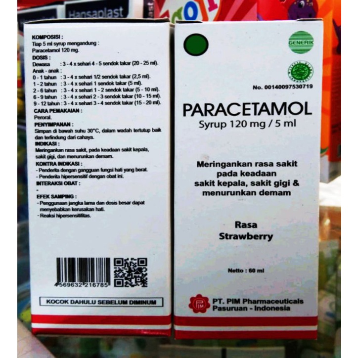 Paracetamol Sirup Pct Pim 60ml
