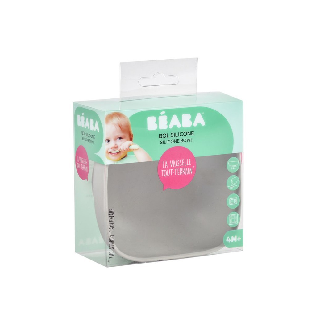 [PROMO] Beaba Silicone Suction Bowl Grey