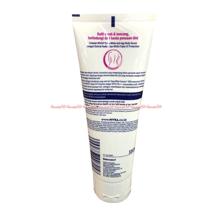 Nivea Anti Age 180ml White Firming body serum Nivea HandBody Sun Block SPF33