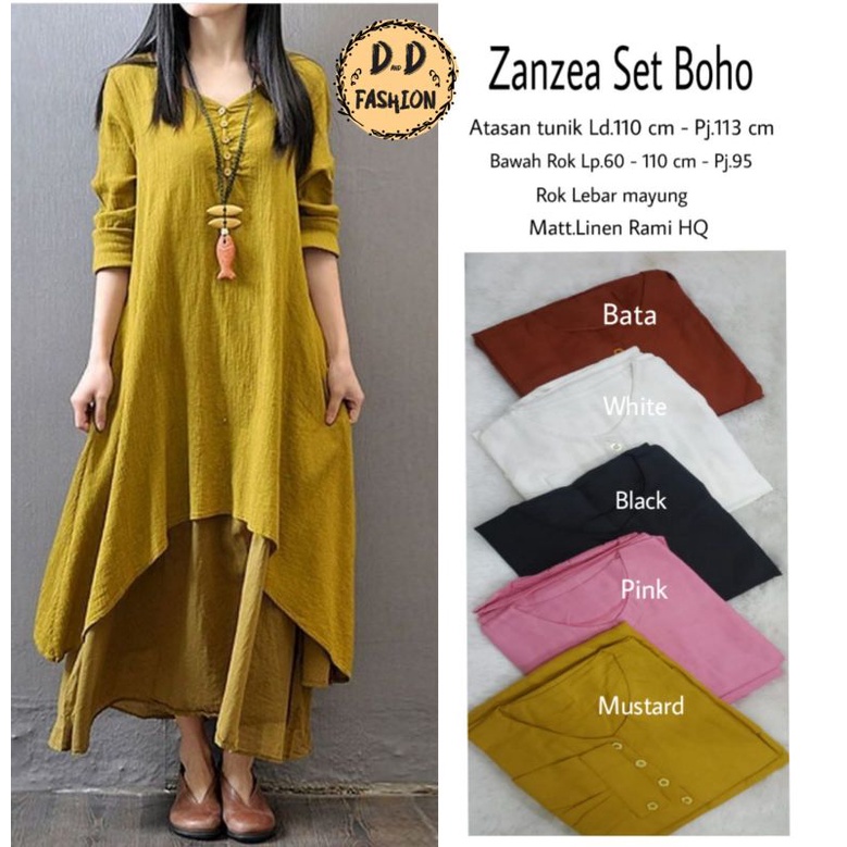 ZANZEA SETELAN BAJU WANITA TERBARU