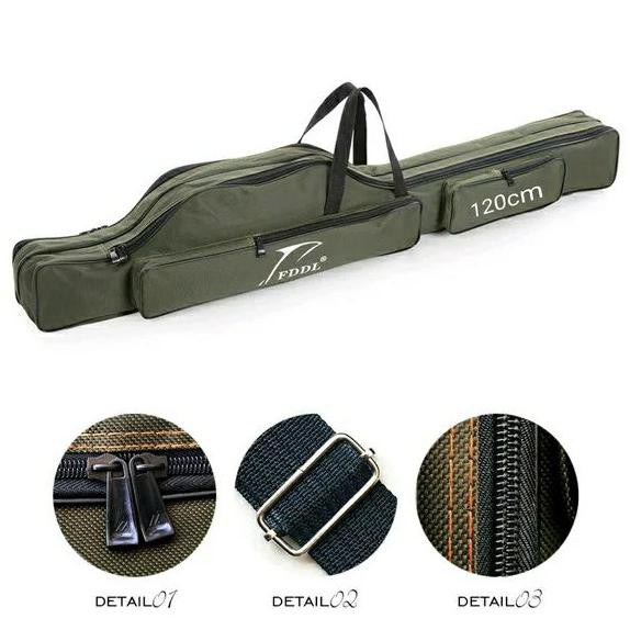 Tas Pancing Hard Case Joran Mancing Jumbo Besar Murah Multifungsi - 150 Cm