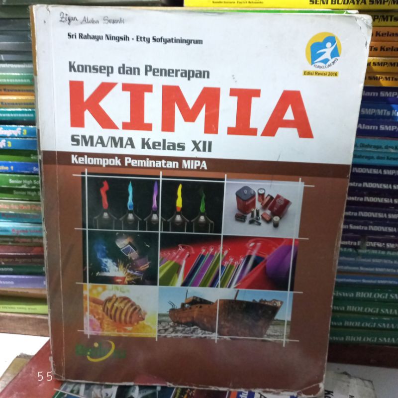 BUKU BEKAS KIMIA SMA KELAS 3 BAILMU