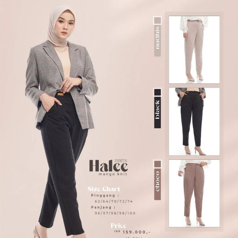 HALEE PANTS by Nadheera Luxury [ NEW - Nadheera Pants Series ] Celana Nadheera Luxury