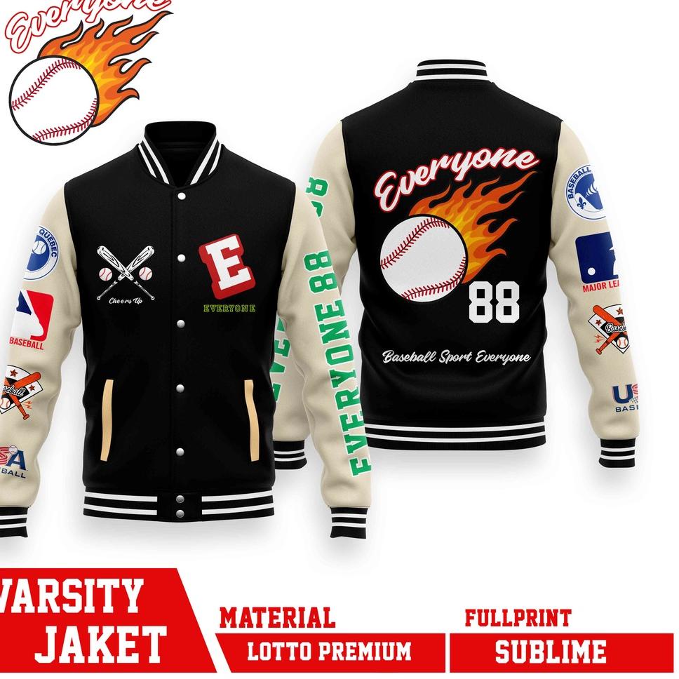 {Y-IQQ {☛ JAKET VARSITY MLB & NBA Everyone TEAM Baseball BTS KOREA ALL SERIES