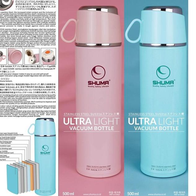 Baru - Termos Stainless steel 316 Ultra Light 500 ml Shuma 