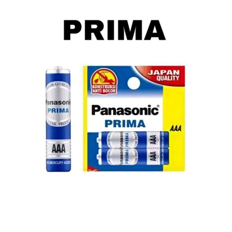 BATERAI AA AAA PANASONIC A2 A3 BLUE PRIMA JAM DINDING REMOT MURAH PER 1 PCS