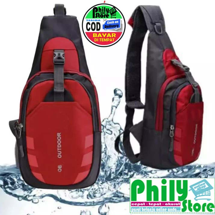 READY STOCK BOBO OUTDOOR Tas Selempang Sport Anti Air Olahraga Murah Import