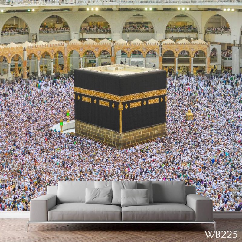 WALLPAPER CUSTOM KABAH | WALLPAPER 3D | WALLPAPER RUANG SHOLAT