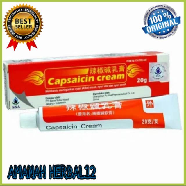 Obat Nyeri ENCOK CAPSAICIN Cream Nyeri Otot, Obat Nyeri SENDI