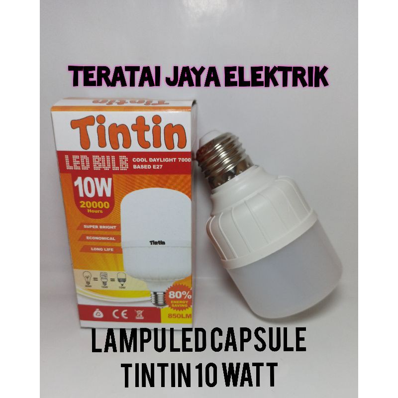 LAMPU led Capsule Tintin 10watt / Bohlam Led Capsule