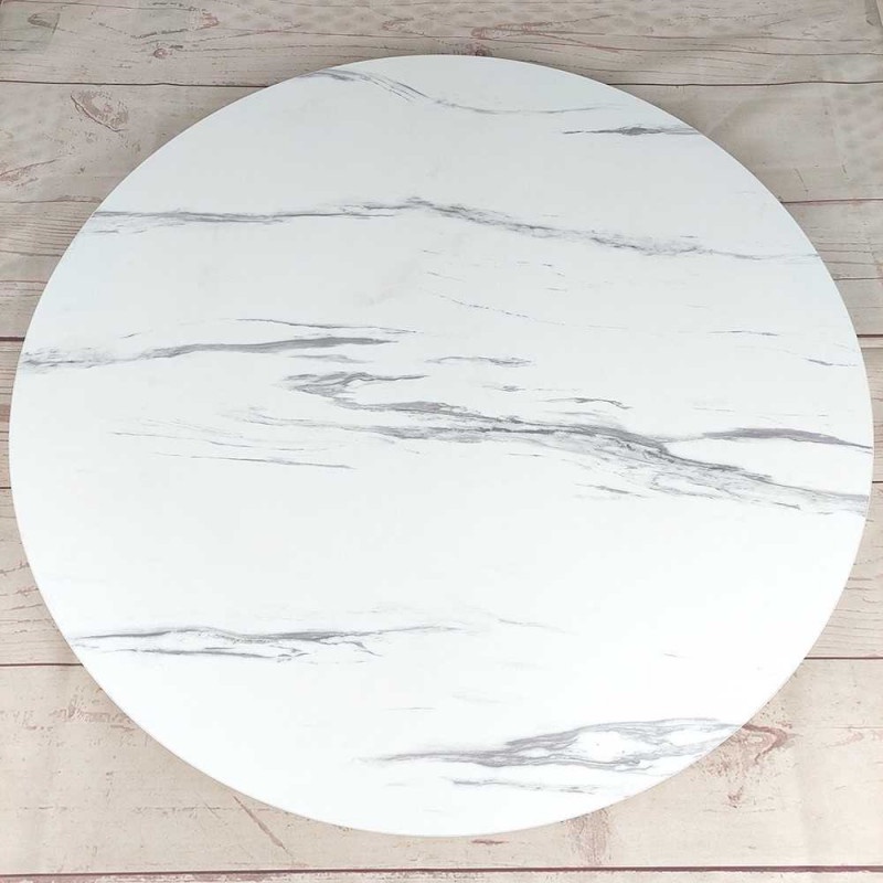Meja Sudut Bulat Minimalis Side Table Marbel European Style Round
