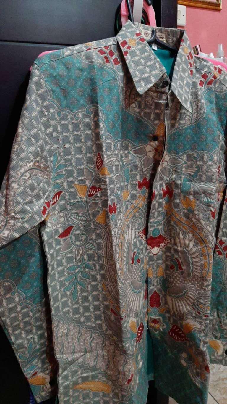 Baju Batik Pria Lengan Panjang Modern Batik Pria Slim Fit Kemeja Batik Pria Lengan Panjang Ads 074